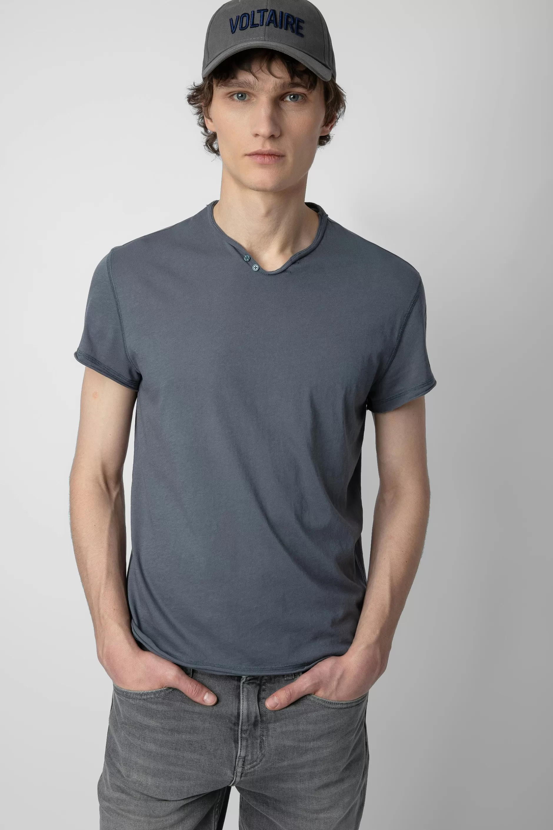 Zadig & Voltaire T-Shirt Monasti Arrow Henley^Hommes T-Shirts