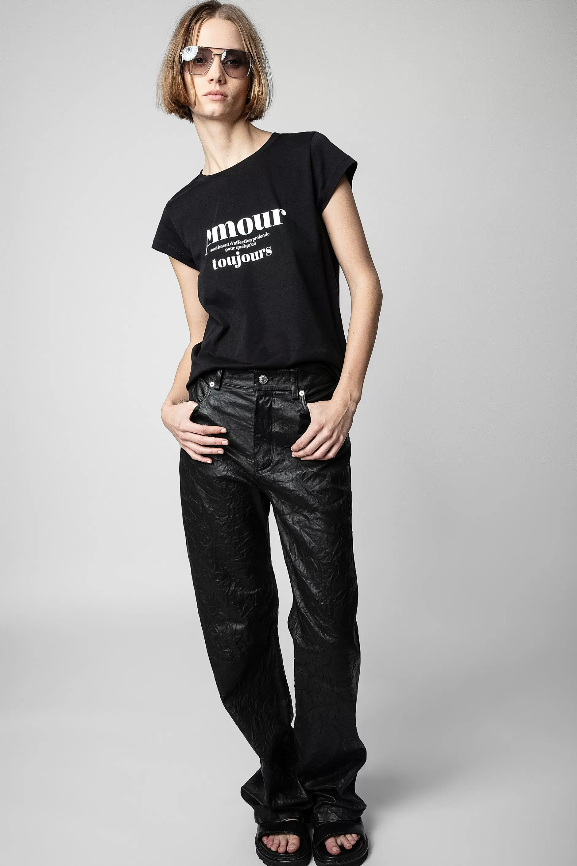 Zadig & Voltaire T-Shirt Skinny Amour Toujours^Femmes T-Shirts