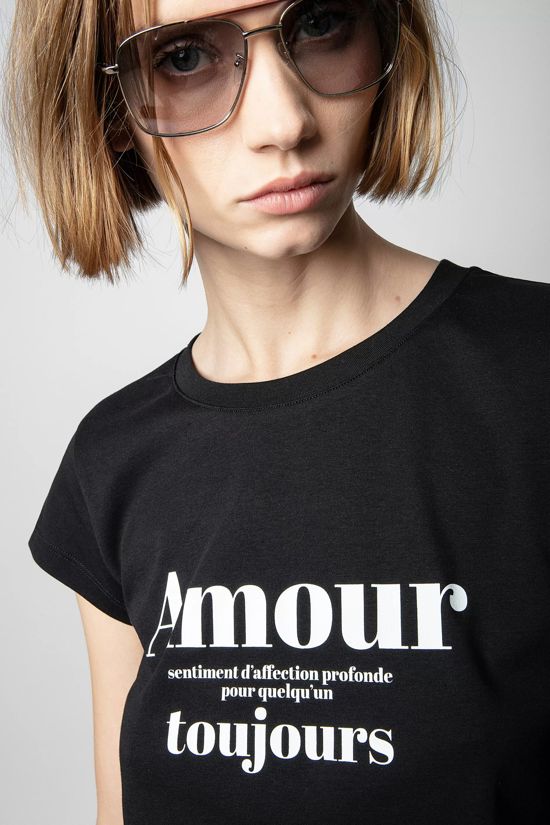 Zadig & Voltaire T-Shirt Skinny Amour Toujours^Femmes T-Shirts