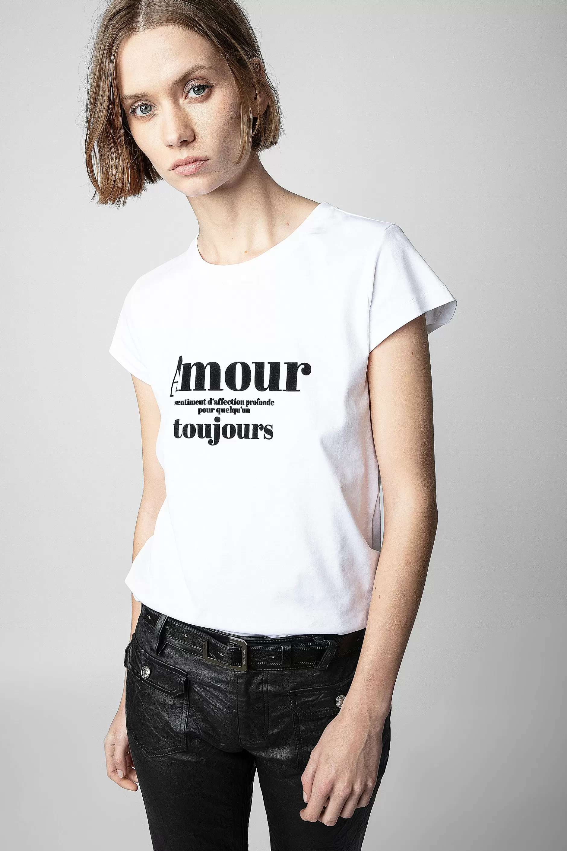 Zadig & Voltaire T-Shirt Skinny Amour Toujours^Femmes T-Shirts