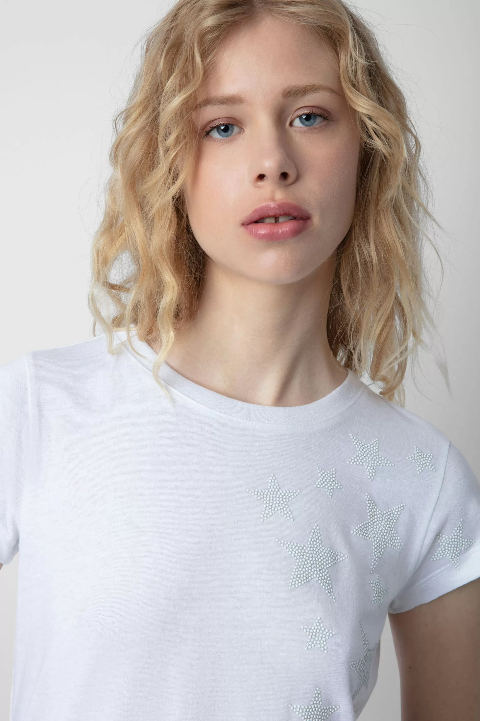 Zadig & Voltaire T-Shirt Skinny Etoiles Strass^Femmes T-Shirts