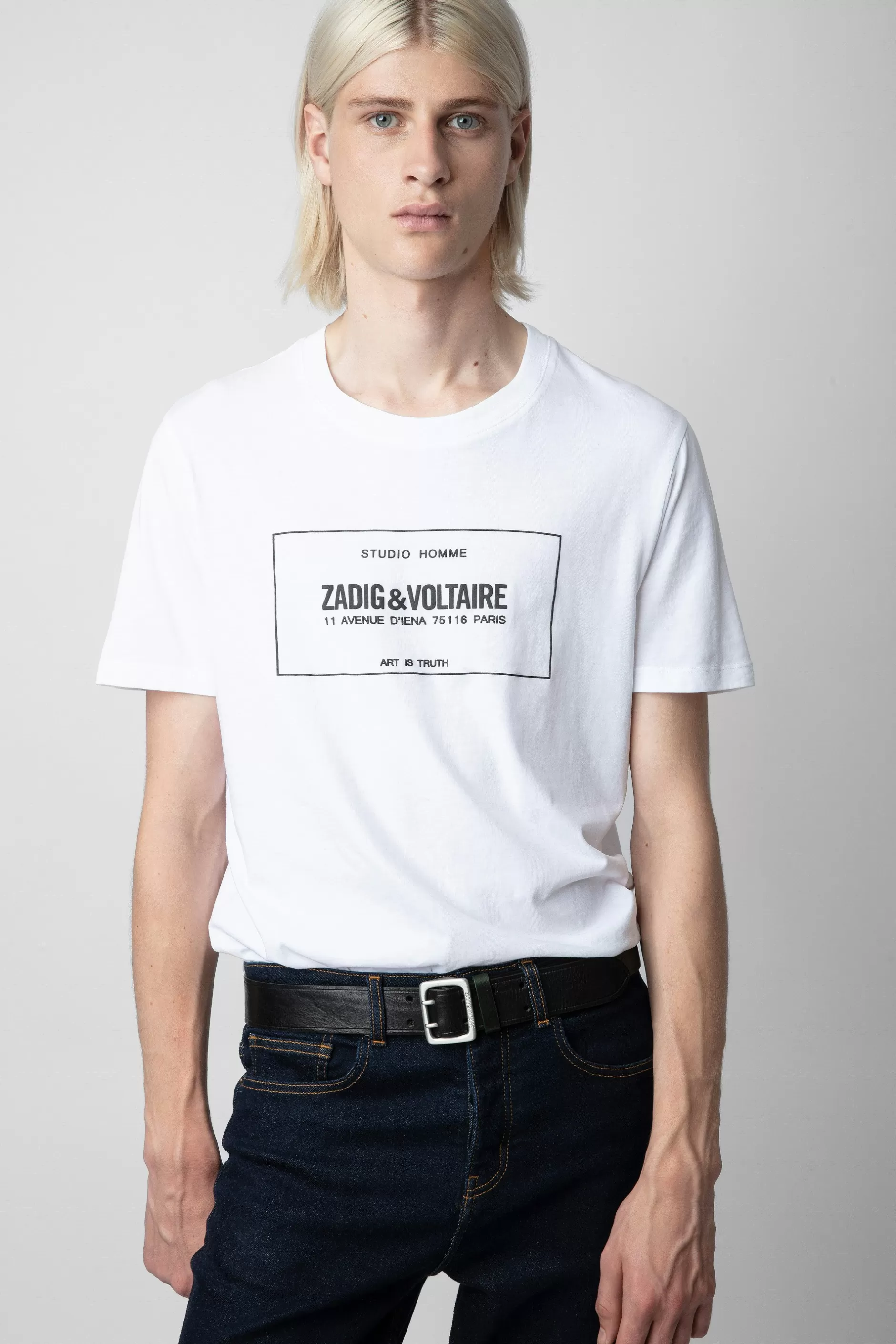 Zadig & Voltaire T-Shirt Ted^Hommes T-Shirts