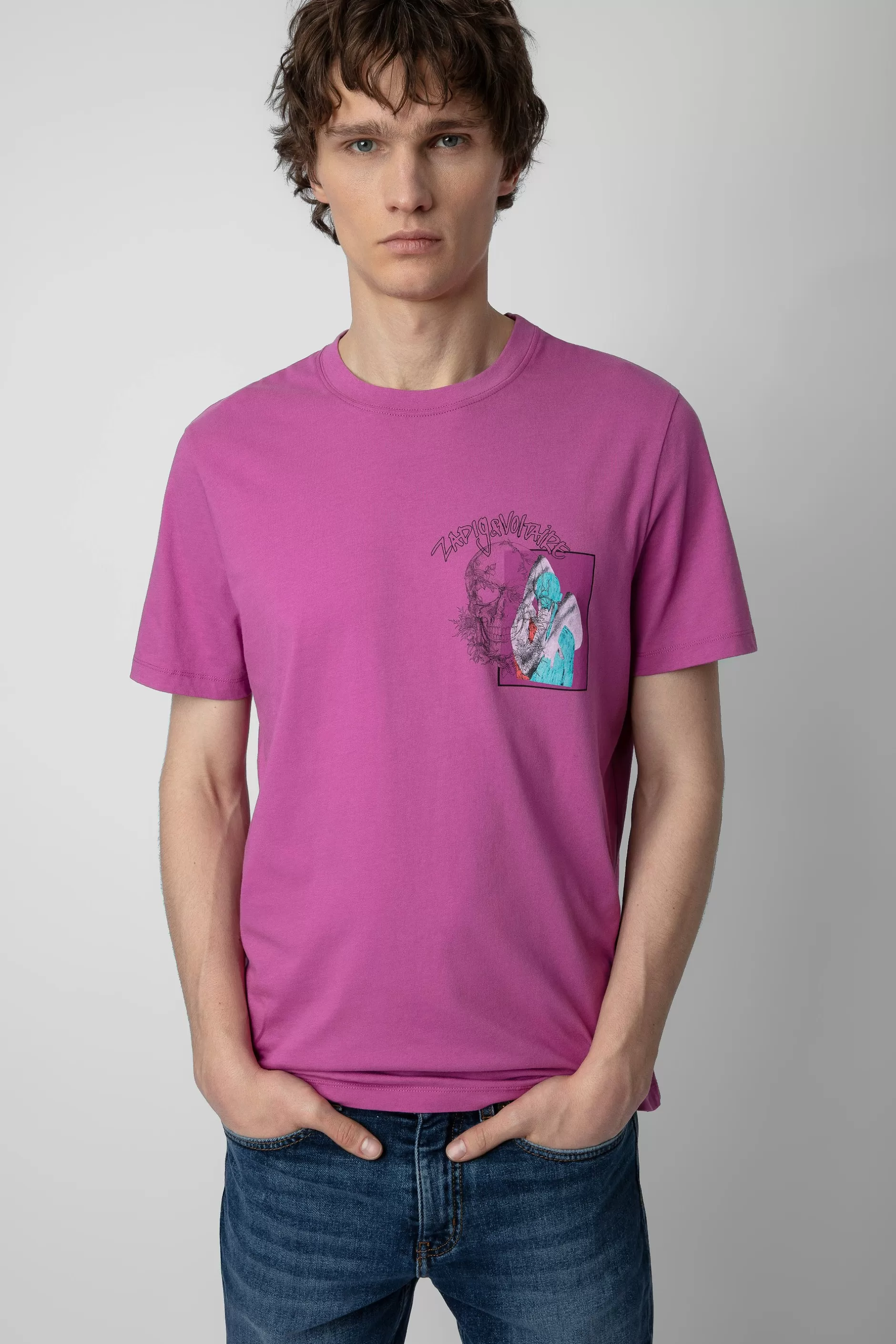 Zadig & Voltaire T-Shirt Ted A Imprime Photo^Hommes T-Shirts