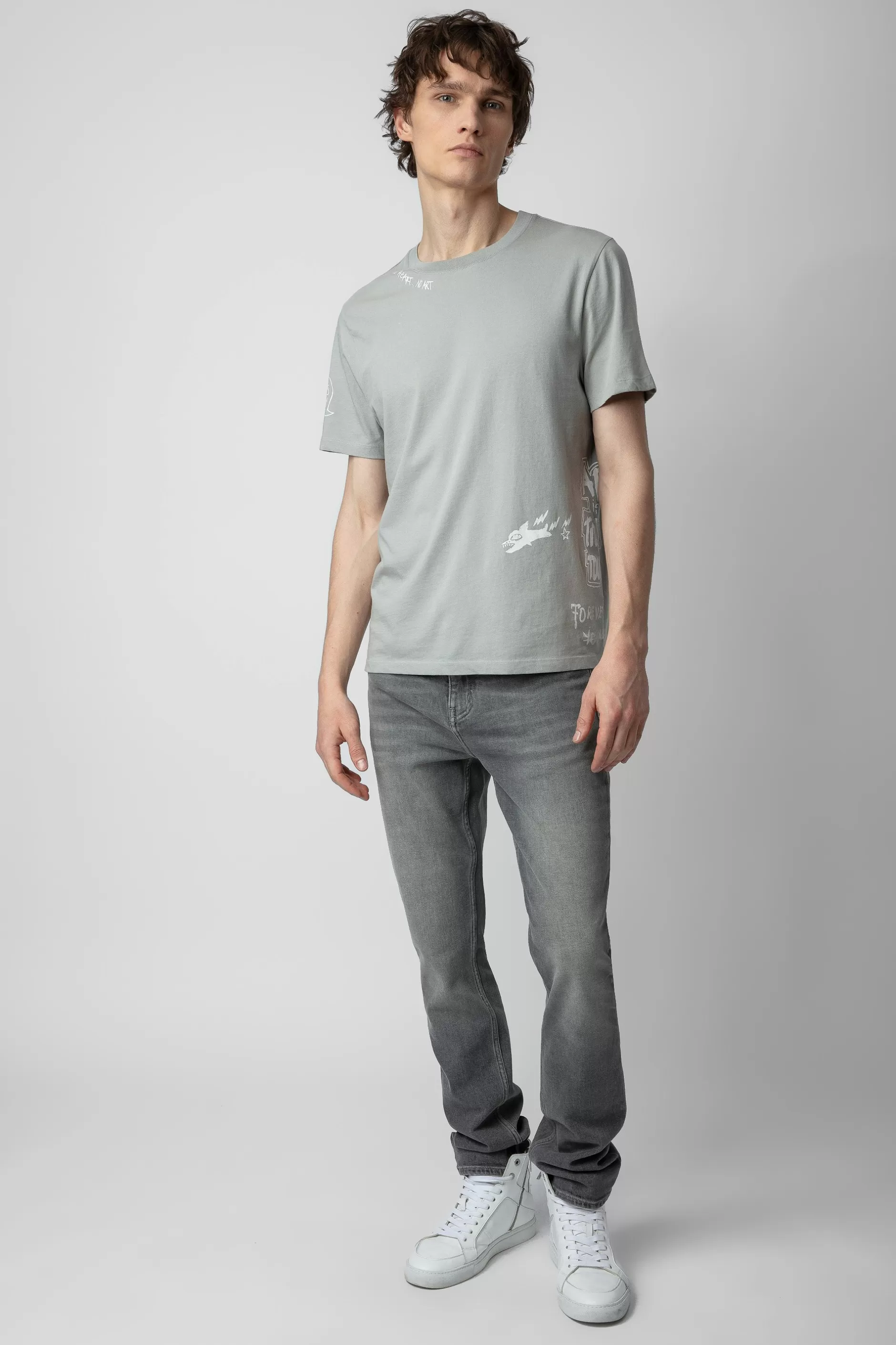 Zadig & Voltaire T-Shirt Ted Tag^Hommes T-Shirts