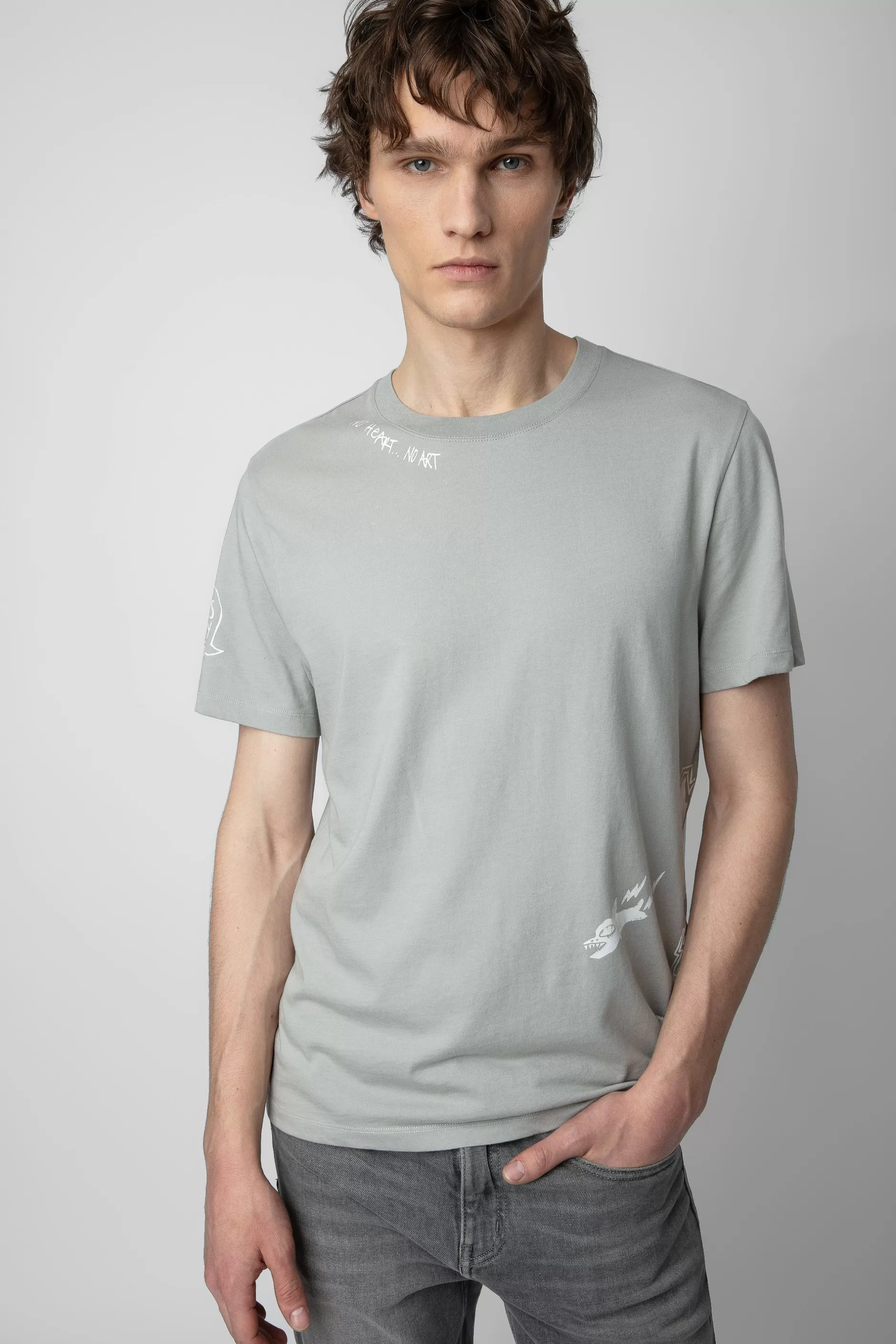 Zadig & Voltaire T-Shirt Ted Tag^Hommes T-Shirts