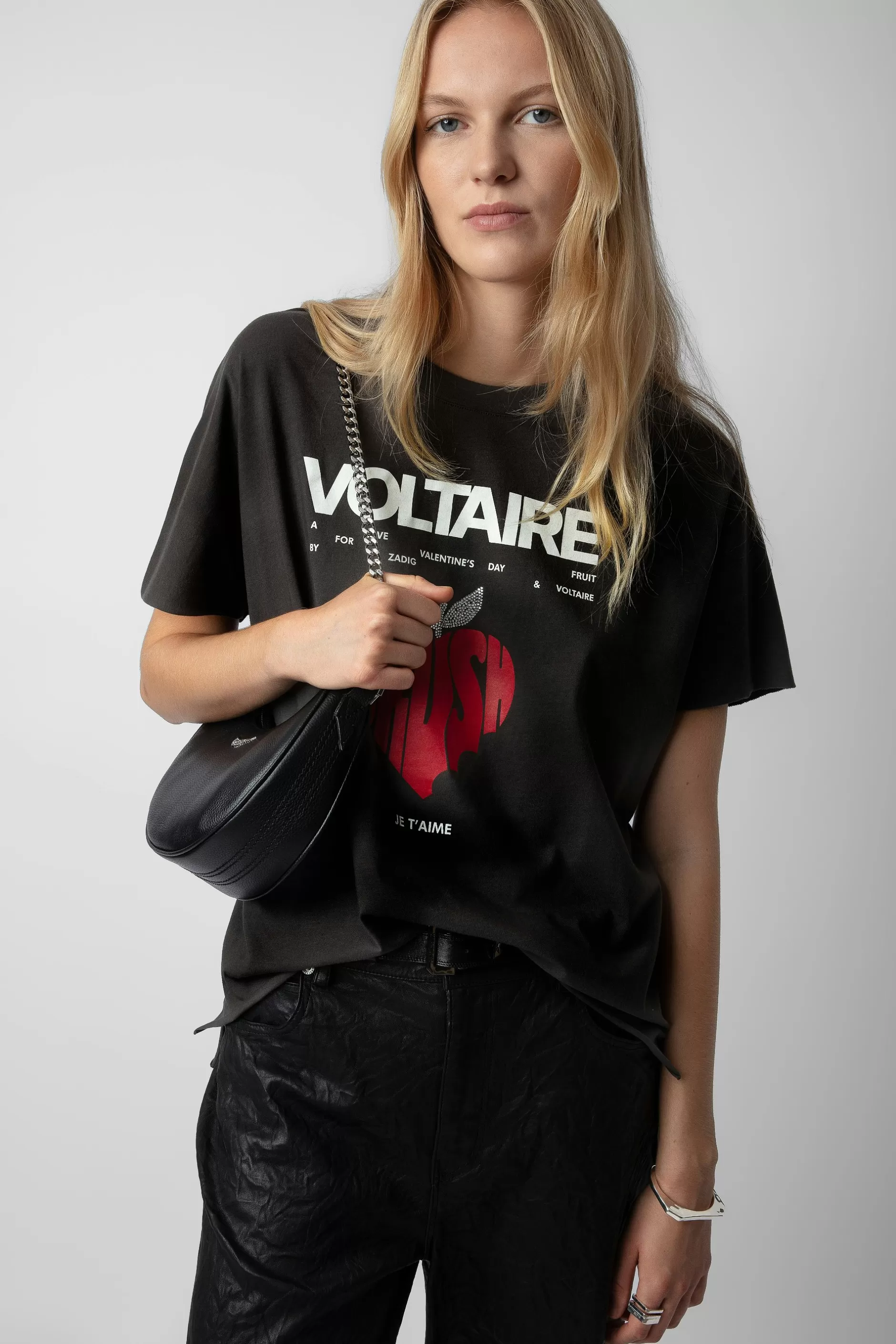 Zadig & Voltaire T-Shirt Tommer Concert Crush Diamante^Femmes T-Shirts