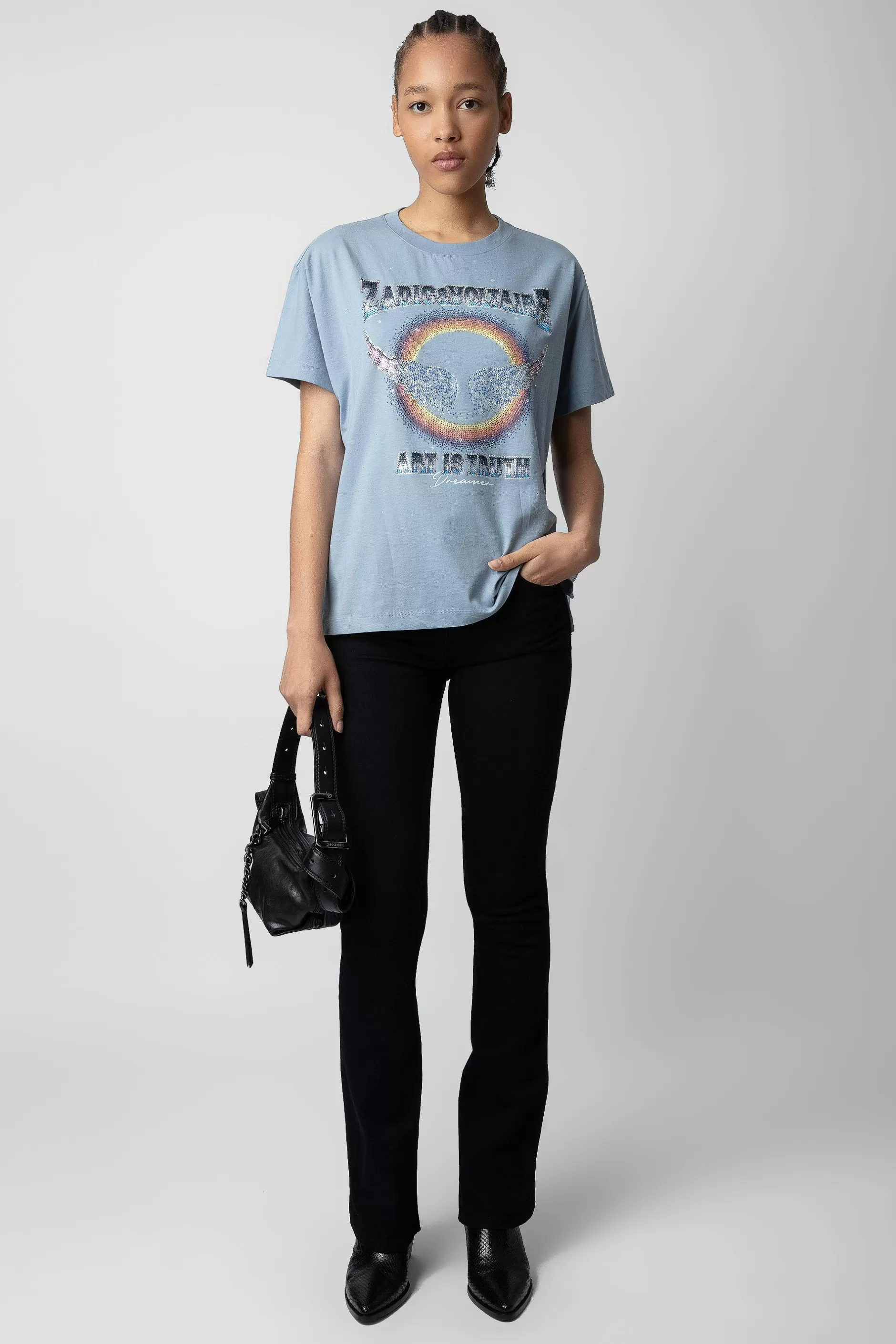 Zadig & Voltaire T-Shirt Tommer Diamante^Femmes T-Shirts