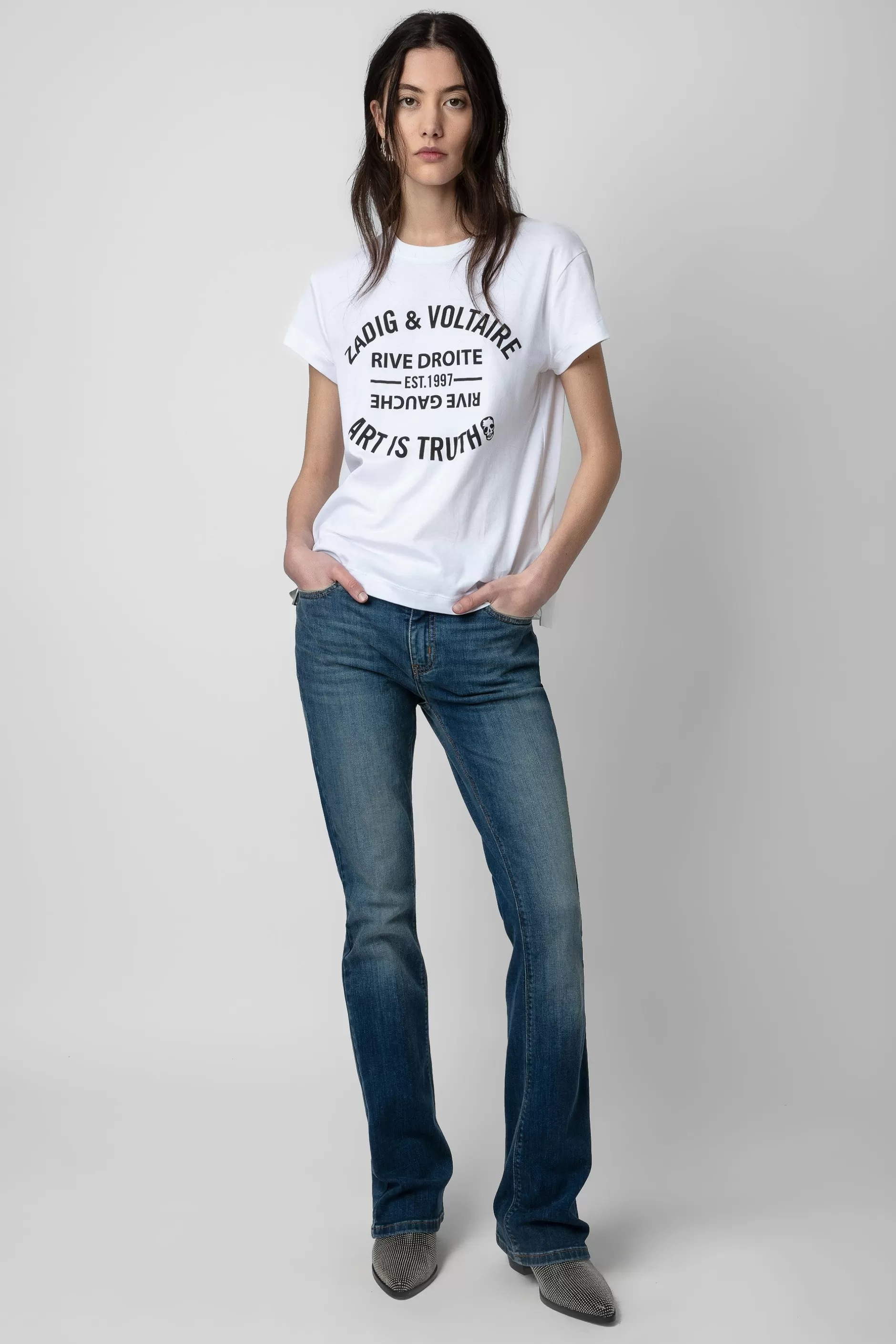 Zadig & Voltaire T-Shirt Walk Blason^Femmes T-Shirts