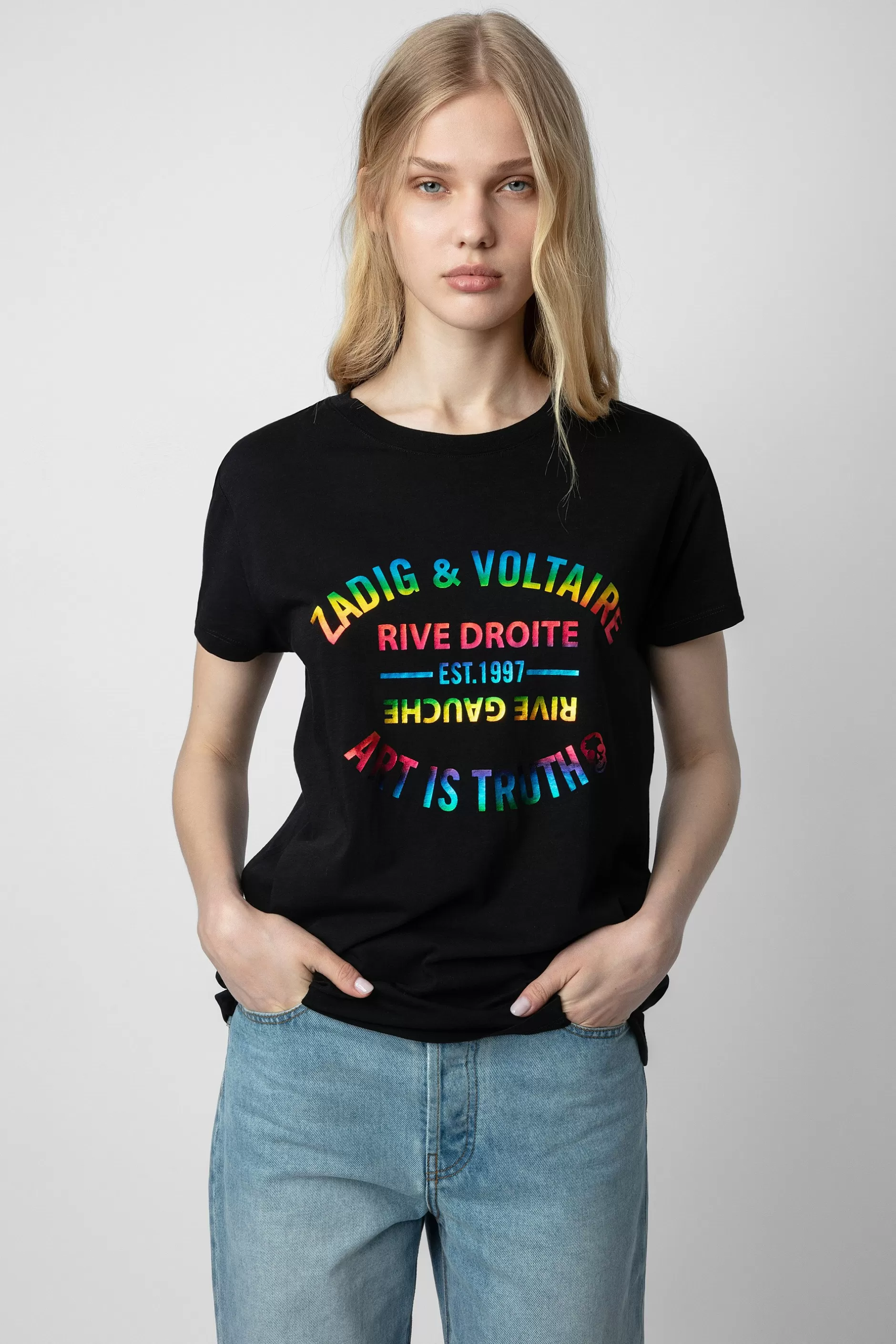 Zadig & Voltaire T-Shirt Walk Blason^Femmes T-Shirts
