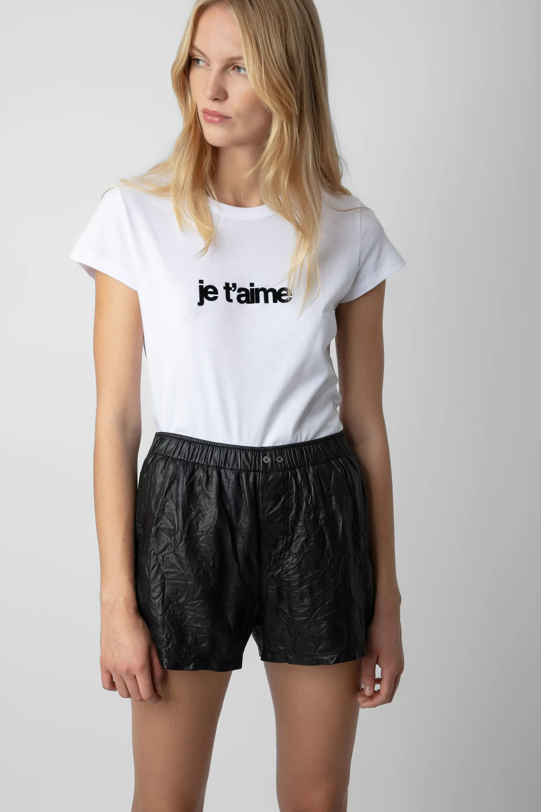 Zadig & Voltaire T-Shirt Woop Je T'Aime^Femmes T-Shirts