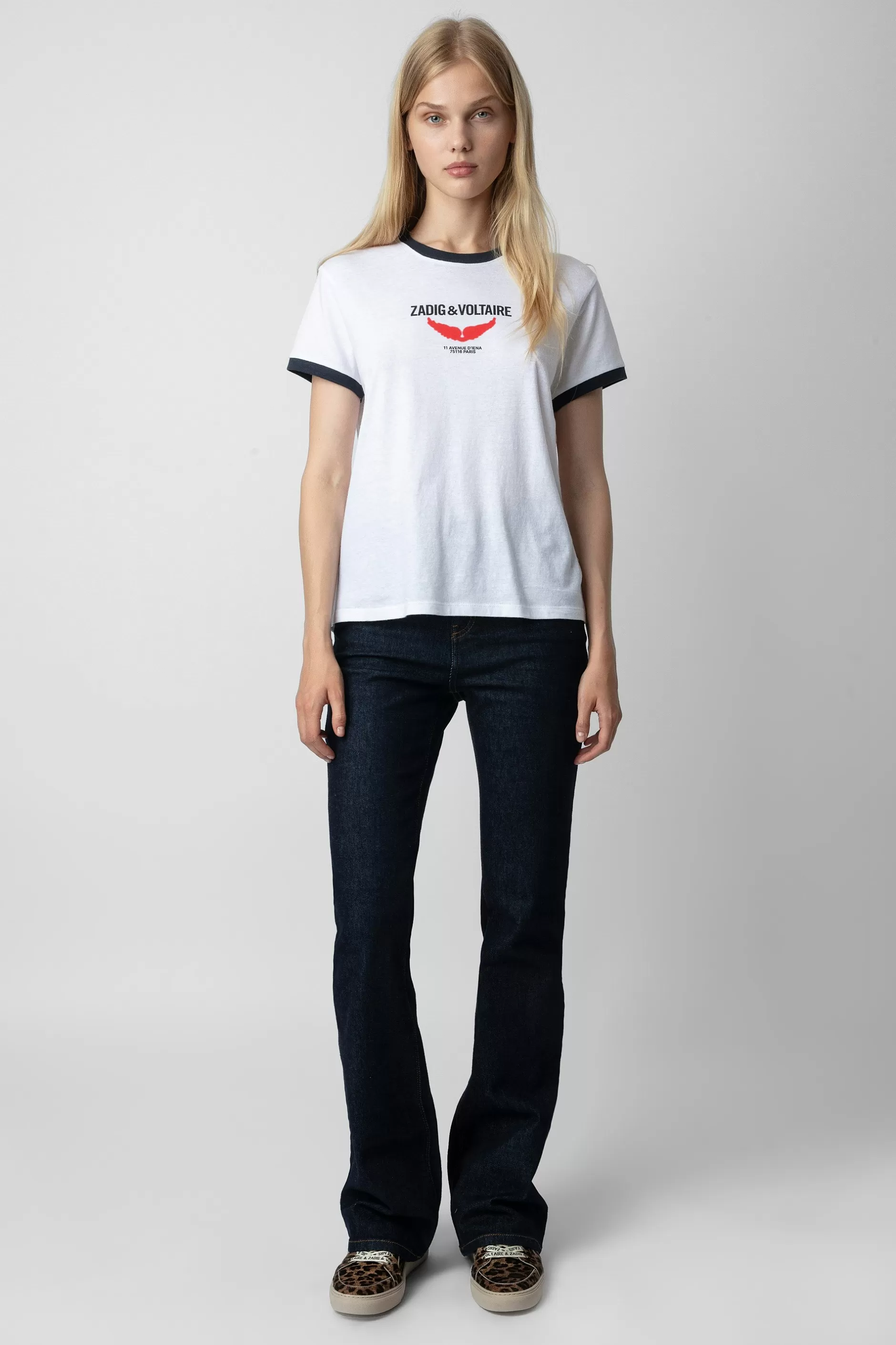 Zadig & Voltaire T-Shirt Zoe Ailes Liberte^Femmes T-Shirts