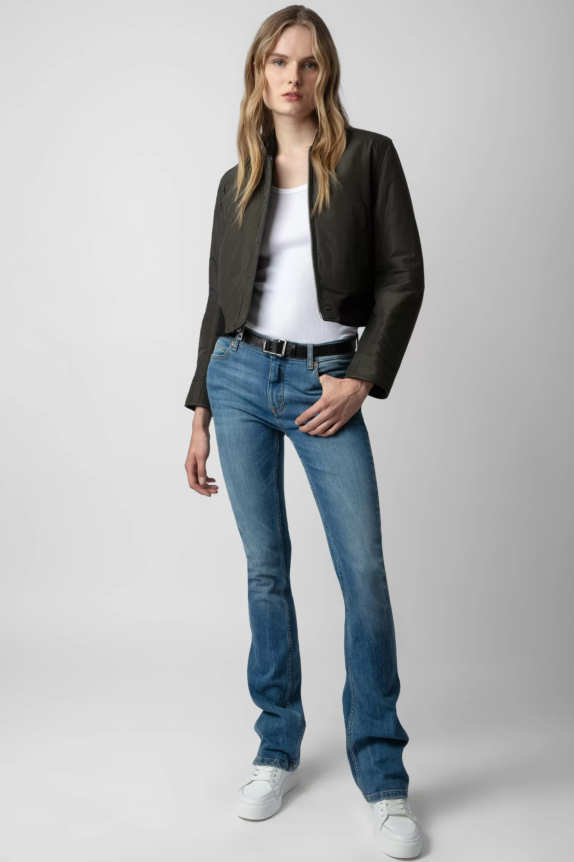 Zadig & Voltaire Veste En Cuir Bunta^Femmes Manteaux Et Vestes