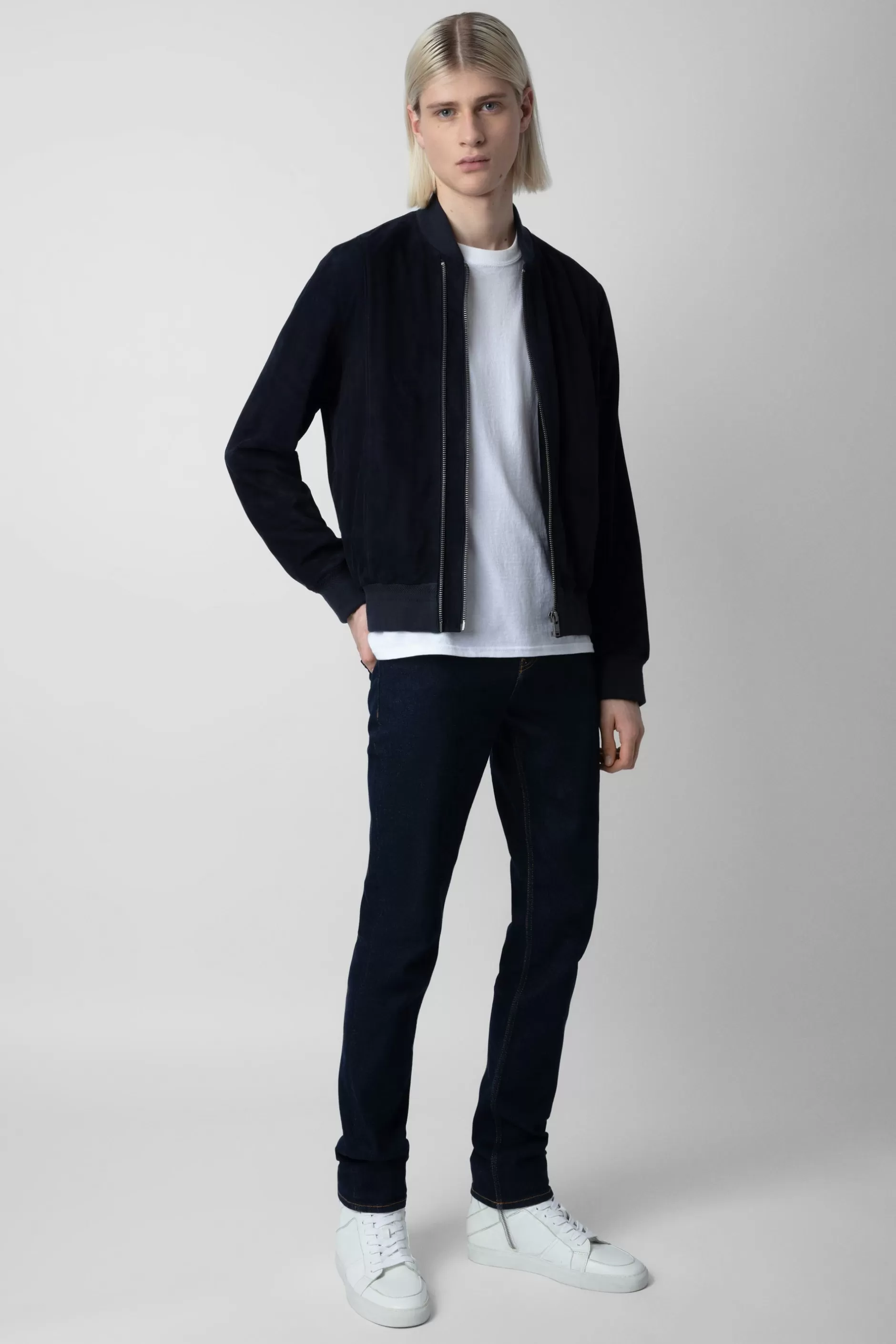 Zadig & Voltaire Veste En Cuir Larson^Hommes Manteaux Et Vestes