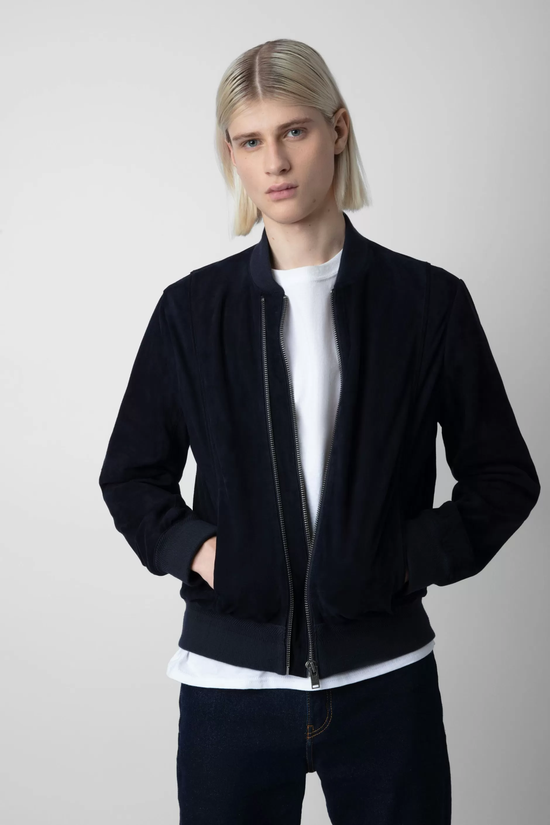 Zadig & Voltaire Veste En Cuir Larson^Hommes Manteaux Et Vestes