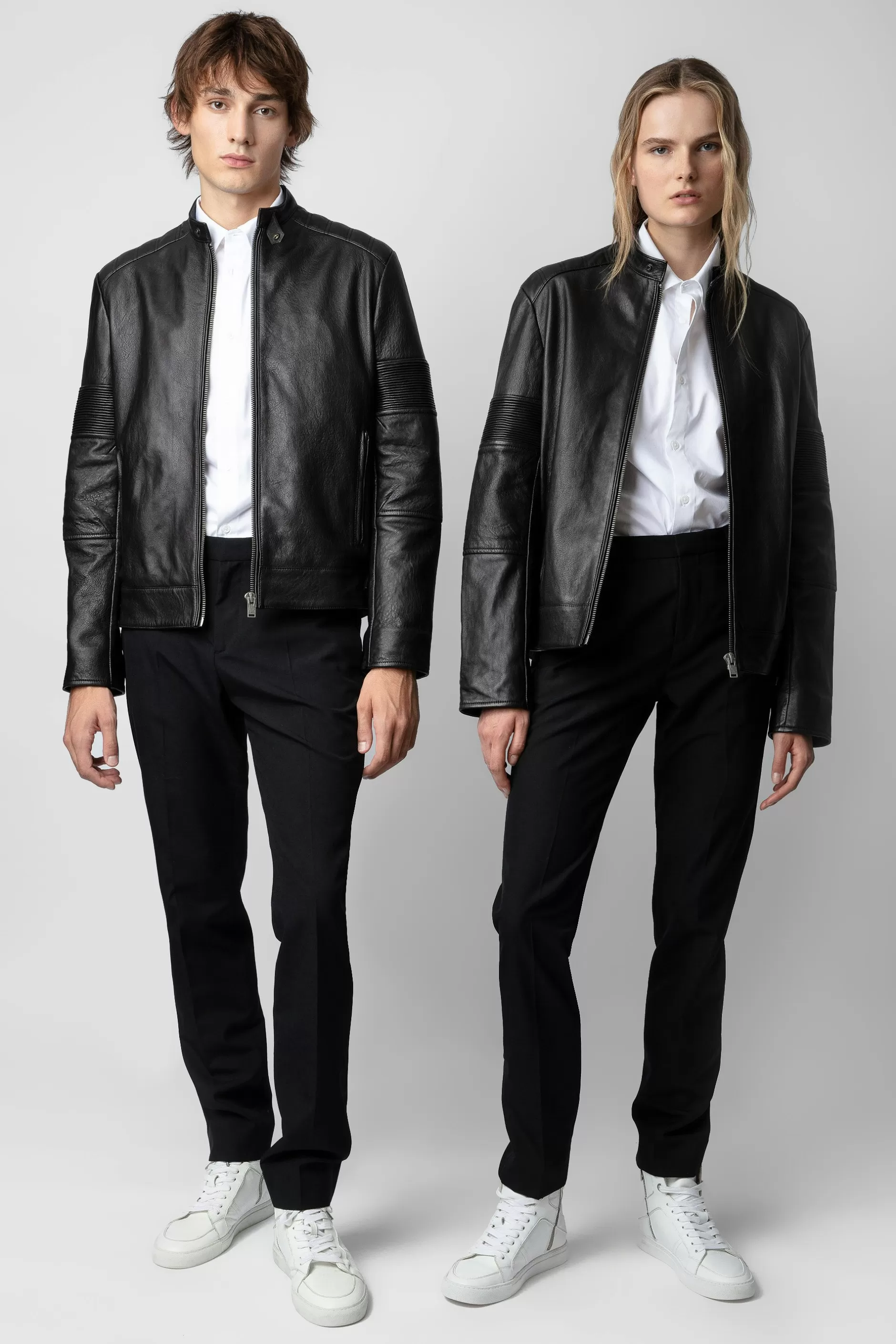 Zadig & Voltaire Veste En Cuir Maigre^Hommes Manteaux Et Vestes