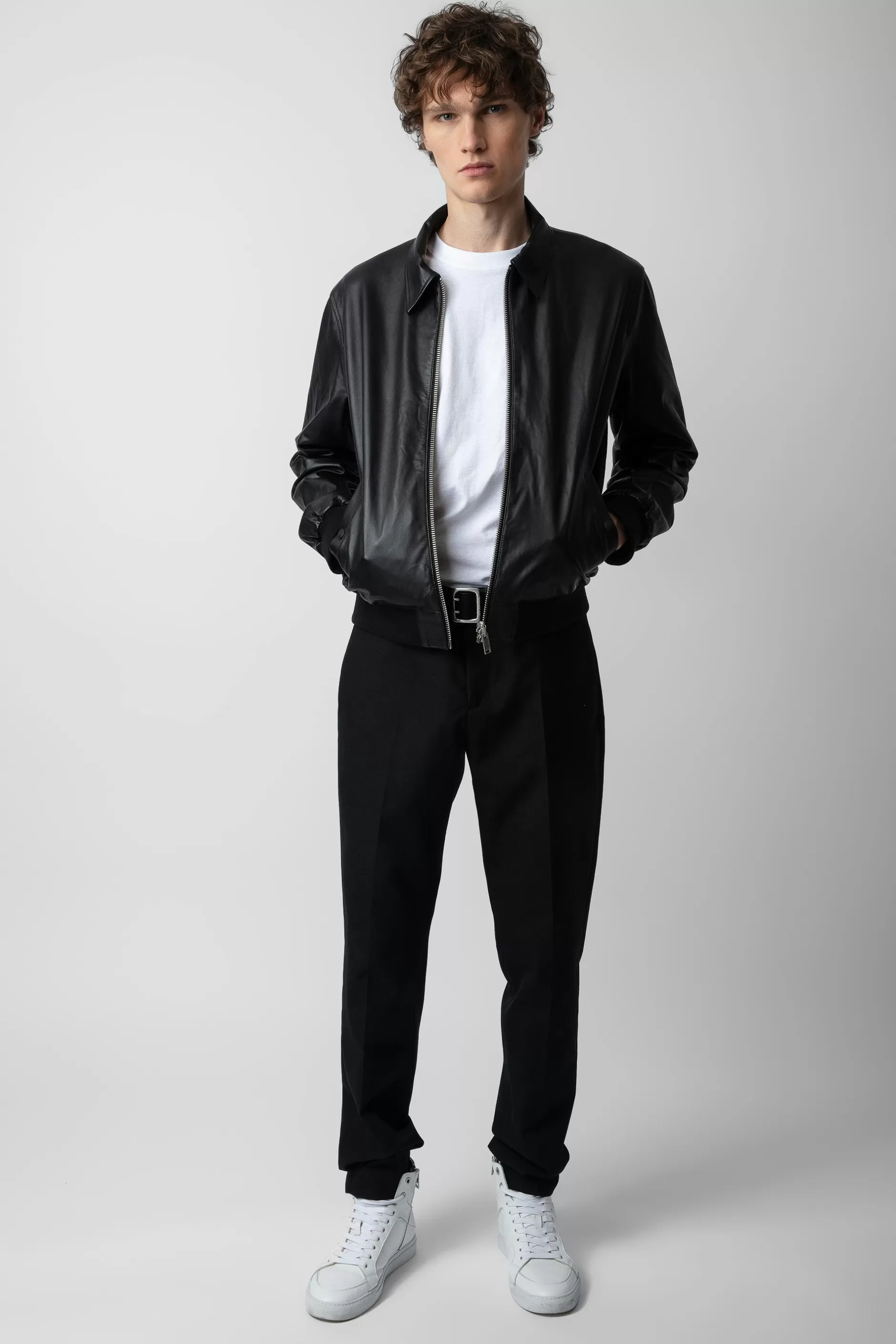 Zadig & Voltaire Veste En Cuir Mate^Hommes Manteaux Et Vestes