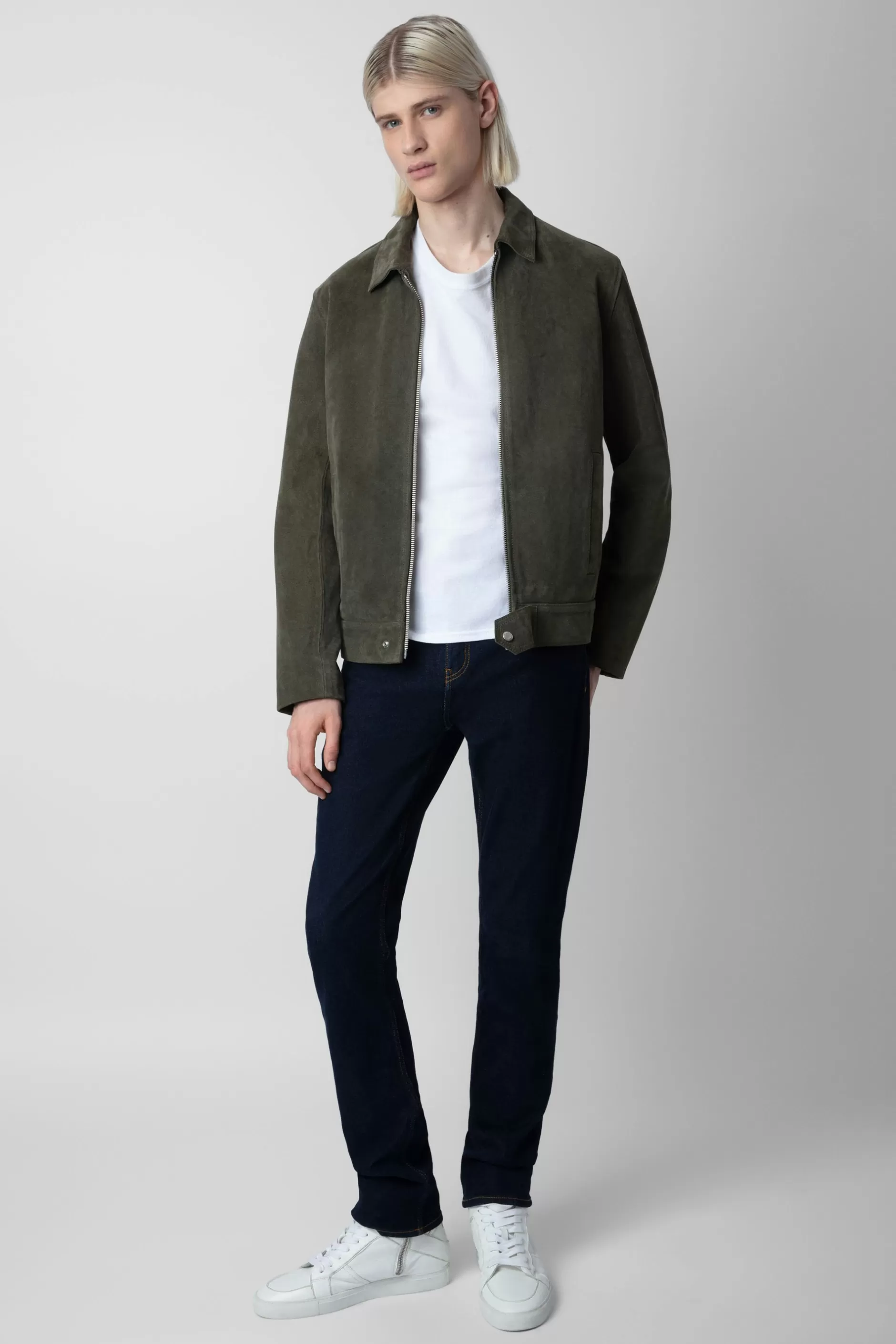 Zadig & Voltaire Veste En Daim Maigre^Hommes Manteaux Et Vestes