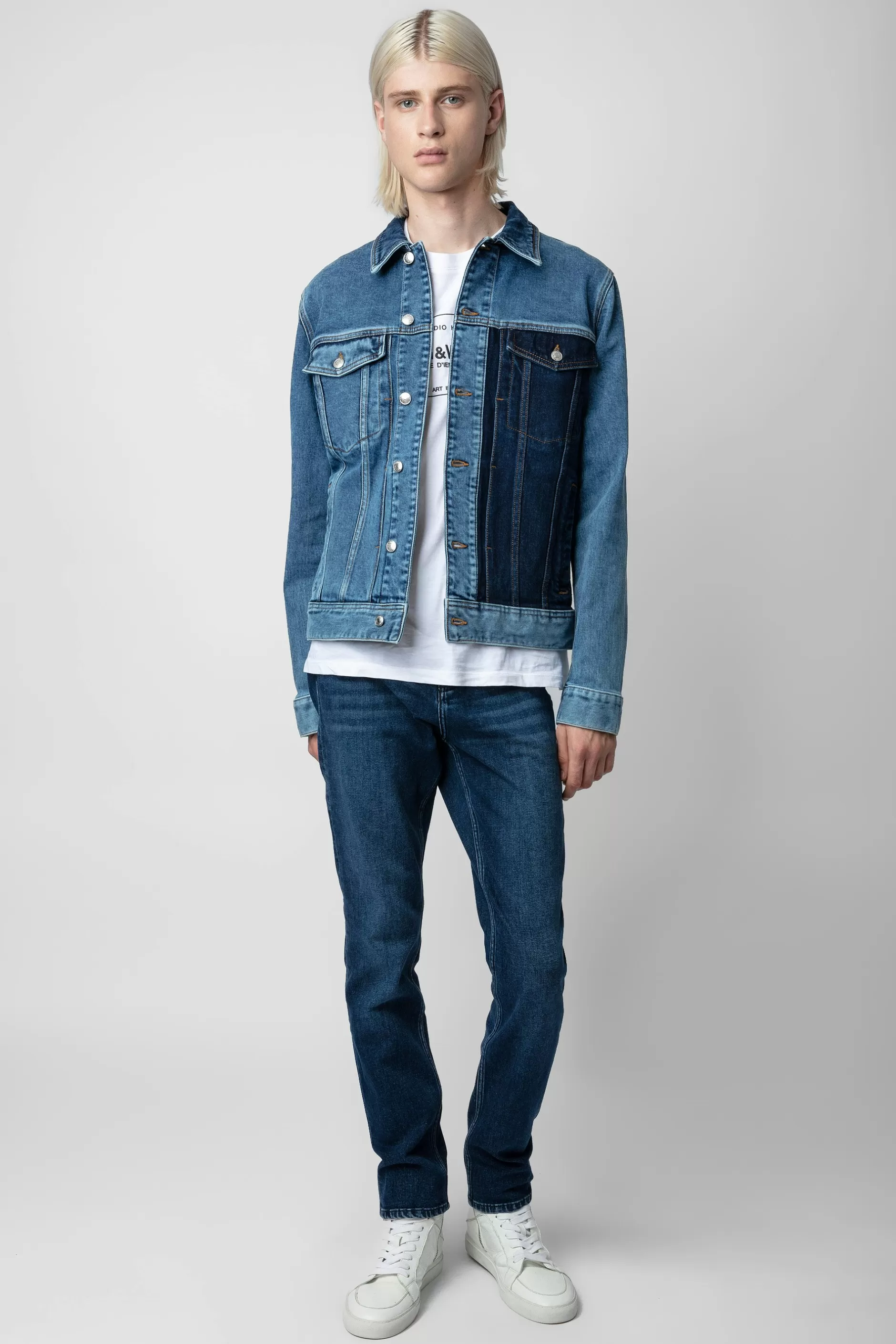 Zadig & Voltaire Veste En Jean Base^Hommes Manteaux Et Vestes