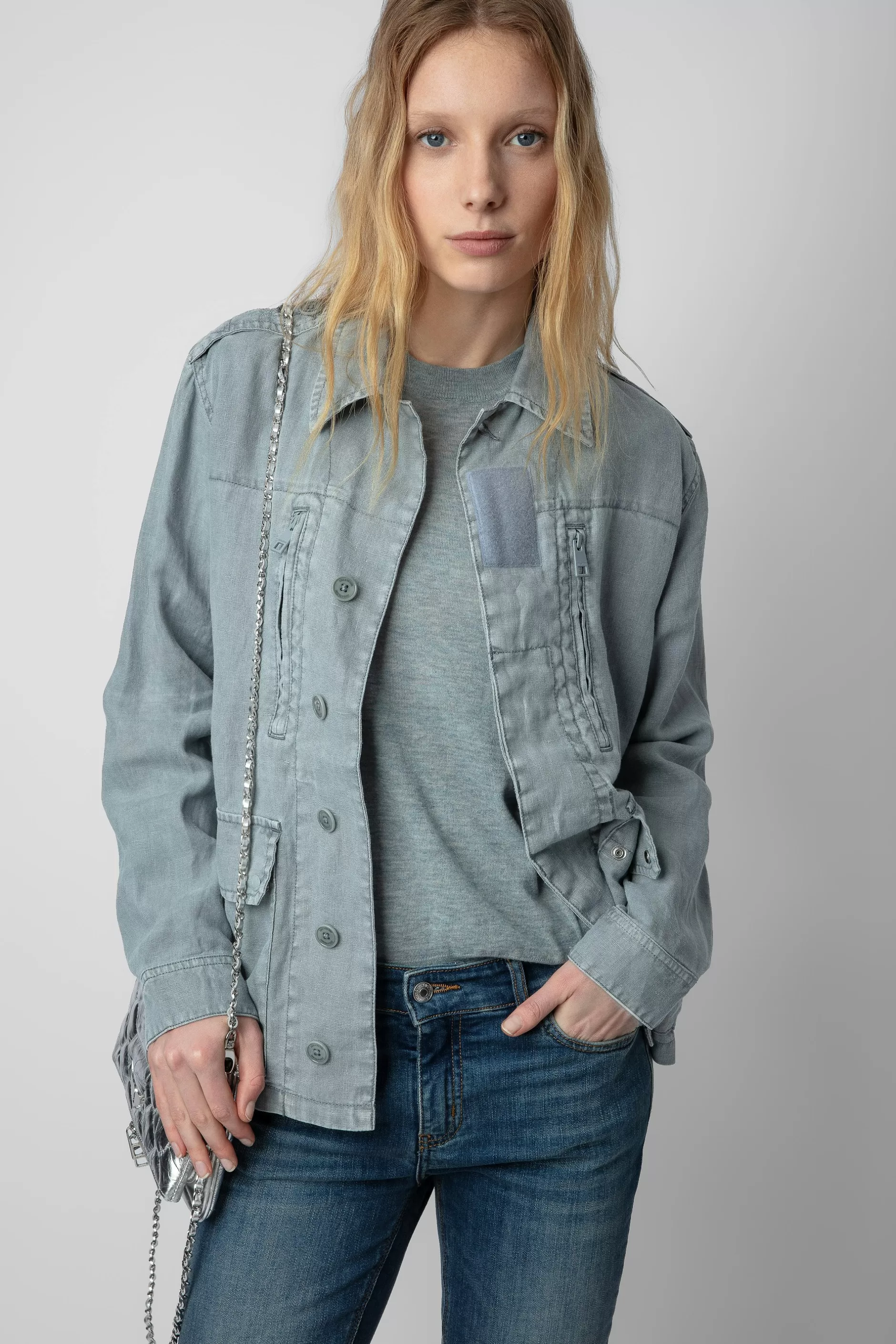 Zadig & Voltaire Veste En Lin Pour Enfant^Femmes Manteaux Et Vestes