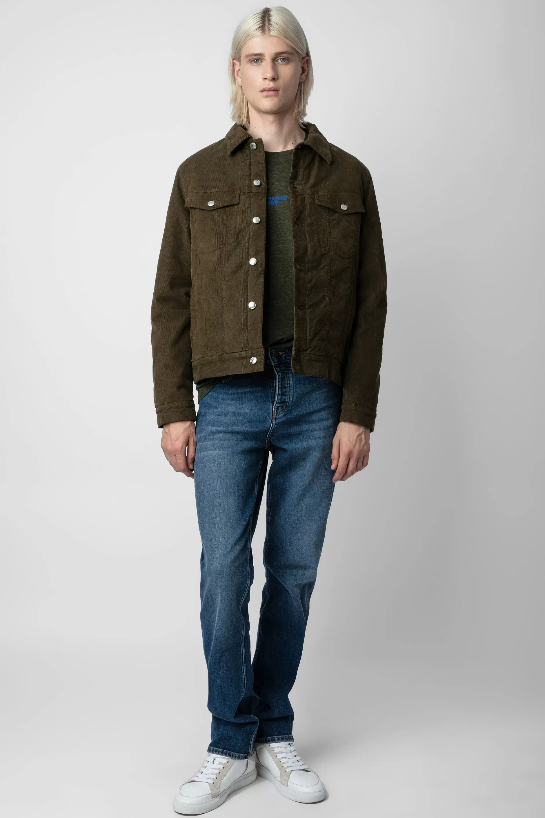 Zadig & Voltaire Veste En Velours Cotele^Hommes Manteaux Et Vestes