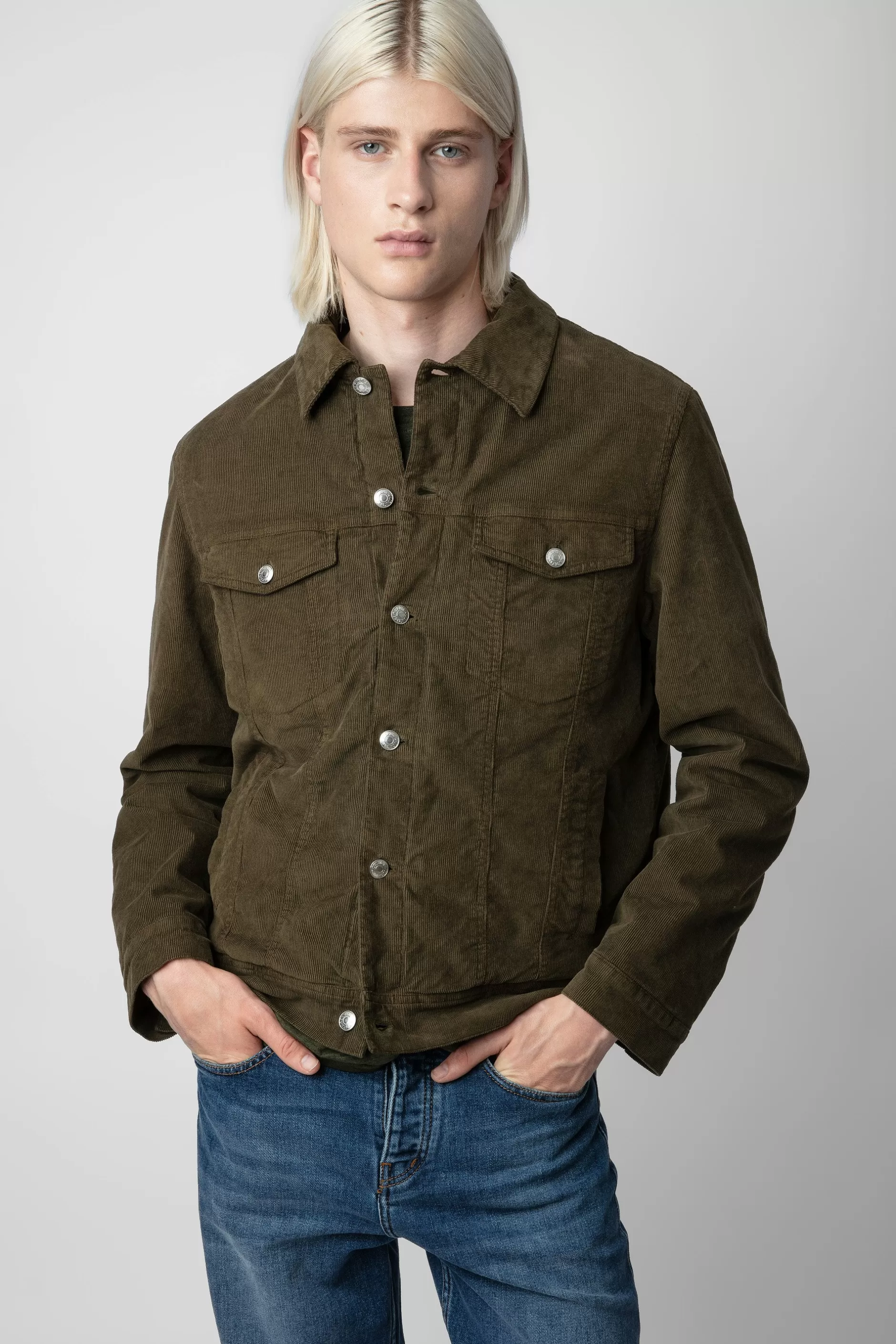 Zadig & Voltaire Veste En Velours Cotele^Hommes Manteaux Et Vestes