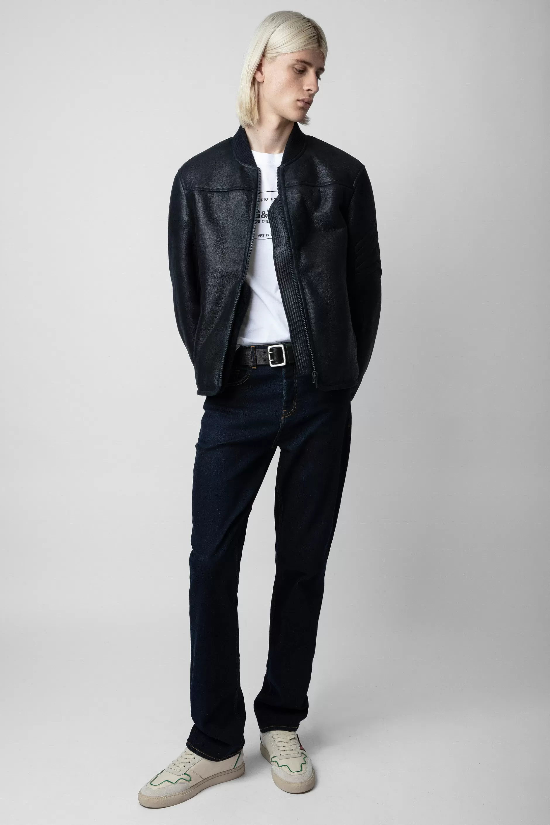 Zadig & Voltaire Veste Leo En Peau De Mouton^Hommes Manteaux Et Vestes